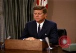 Standbild John F Kennedy Bürgerrechte Adresse Rede Washington DC USA, 1963, aus Sekunde 9 historischem Filmmaterial Videoclip 65675034314