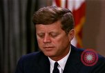 Standbild John F Kennedy auf rassischer Integration Washington DC USA, 1963, aus Sekunde 9 historischem Filmmaterial Videoclip 65675034316