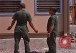 Image of dining hall under construction at U-Tapao Royal Thai Navy Airfield Thailand, 1969, second 16 stock footage video 65675034374