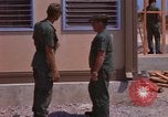 Image of dining hall under construction at U-Tapao Royal Thai Navy Airfield Thailand, 1969, second 19 stock footage video 65675034374