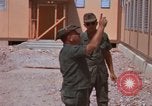 Image of dining hall under construction at U-Tapao Royal Thai Navy Airfield Thailand, 1969, second 22 stock footage video 65675034374