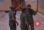 Image of dining hall under construction at U-Tapao Royal Thai Navy Airfield Thailand, 1969, second 29 stock footage video 65675034374