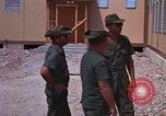 Image of dining hall under construction at U-Tapao Royal Thai Navy Airfield Thailand, 1969, second 31 stock footage video 65675034374