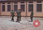 Image of dining hall under construction at U-Tapao Royal Thai Navy Airfield Thailand, 1969, second 38 stock footage video 65675034374