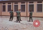 Image of dining hall under construction at U-Tapao Royal Thai Navy Airfield Thailand, 1969, second 39 stock footage video 65675034374