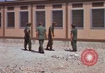 Image of dining hall under construction at U-Tapao Royal Thai Navy Airfield Thailand, 1969, second 40 stock footage video 65675034374