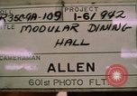 Standbild modulare Speisesaal serviert Airmen bei U-Tapao Royal Thai Navy Flugplatz Thailand, 1969, aus Sekunde 6 historischem Filmmaterial Videoclip 65675034378