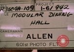 Standbild modulare Speisesaal serviert Airmen bei U-Tapao Royal Thai Navy Flugplatz Thailand, 1969, aus Sekunde 7 historischem Filmmaterial Videoclip 65675034378