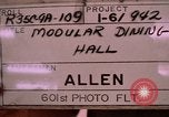 Standbild modulare Speisesaal serviert Airmen bei U-Tapao Royal Thai Navy Flugplatz Thailand, 1969, aus Sekunde 11 historischem Filmmaterial Videoclip 65675034378