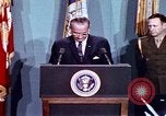 Immagine di Lyndon B Johnson Washington DC White House USA, 1969, secondo 55 filmato di repertorio 65675034425