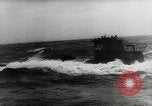 Image of German submarine North Atlantic Ocean, 1942, second 25 stock footage video 65675034437