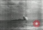 Image of German and Italian forces attack American ship convoy World War 2 North Africa, 1943, second 18 stock footage video 65675034452