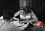 Image of registering for the new draft New York United States USA, 1948, second 49 stock footage video 65675034481
