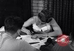 Image of registering for the new draft New York United States USA, 1948, second 53 stock footage video 65675034481