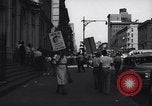 Image of civil rights protest against Jim Crow segregation New York City USA, 1948, second 10 stock footage video 65675034482