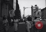 Image of civil rights protest against Jim Crow segregation New York City USA, 1948, second 26 stock footage video 65675034482