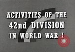 Image US Army 42e Division batailles dans Première Guerre Mondiale Baccarat France, 1918, de la seconde 15 séquences d'archives historiques vidéo 65675034504