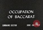 Image US Army 42e Division batailles dans Première Guerre Mondiale Baccarat France, 1918, de la seconde 19 séquences d'archives historiques vidéo 65675034504