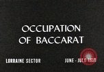 Image US Army 42e Division batailles dans Première Guerre Mondiale Baccarat France, 1918, de la seconde 21 séquences d'archives historiques vidéo 65675034504