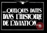 Standbild Geschichte der Luftfahrt in Frankreich Frankreich, 1909, aus Sekunde 14 historischem Filmmaterial Videoclip 65675034508
