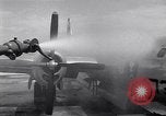 Image of washing B-29  Marshall Islands, 1946, second 23 stock footage video 65675034522