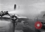Image of washing B-29  Marshall Islands, 1946, second 25 stock footage video 65675034522