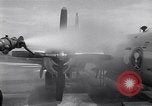 Image of washing B-29  Marshall Islands, 1946, second 27 stock footage video 65675034522
