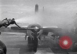 Image of washing B-29  Marshall Islands, 1946, second 29 stock footage video 65675034522