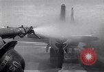 Image of washing B-29  Marshall Islands, 1946, second 30 stock footage video 65675034522