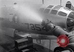 Image of washing B-29  Marshall Islands, 1946, second 38 stock footage video 65675034522