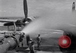 Image of washing B-29  Marshall Islands, 1946, second 54 stock footage video 65675034522