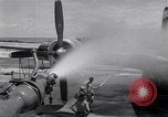 Image of washing B-29  Marshall Islands, 1946, second 56 stock footage video 65675034522