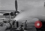 Image of washing B-29  Marshall Islands, 1946, second 58 stock footage video 65675034522