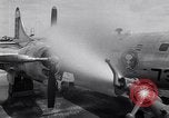 Image of washing B-29  Marshall Islands, 1946, second 59 stock footage video 65675034522