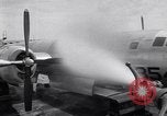 Image of washing B-29  Marshall Islands, 1946, second 62 stock footage video 65675034522