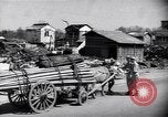 Standbild Mensch mit seinem Bullock Warenkorb Hachioji Japan, 1945, aus Sekunde 13 historischem Filmmaterial Videoclip 65675034537