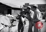 Standbild Mensch mit seinem Bullock Warenkorb Hachioji Japan, 1945, aus Sekunde 22 historischem Filmmaterial Videoclip 65675034537