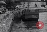 Image of landing barges Sasebo Japan, 1945, second 1 stock footage video 65675034556