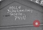Image of landing barges Sasebo Japan, 1945, second 19 stock footage video 65675034556