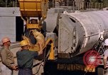 Image of loading dockside to submarine United States USA, 1964, second 19 stock footage video 65675034571
