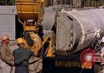 Image of loading dockside to submarine United States USA, 1964, second 20 stock footage video 65675034571