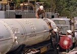 Image of loading dockside to submarine United States USA, 1964, second 22 stock footage video 65675034571