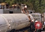 Image of loading dockside to submarine United States USA, 1964, second 23 stock footage video 65675034571