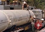 Image of loading dockside to submarine United States USA, 1964, second 34 stock footage video 65675034571