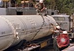 Image of loading dockside to submarine United States USA, 1964, second 35 stock footage video 65675034571