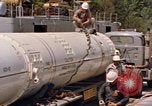 Image of loading dockside to submarine United States USA, 1964, second 36 stock footage video 65675034571