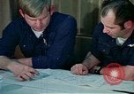 Image of US Navy sailors perform duties aboard submarine at sea United States USA, 1970, second 6 stock footage video 65675034575