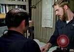Image of US Navy sailors perform duties aboard submarine at sea United States USA, 1970, second 27 stock footage video 65675034575