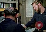 Image of US Navy sailors perform duties aboard submarine at sea United States USA, 1970, second 28 stock footage video 65675034575