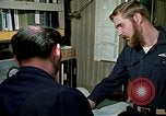 Image of US Navy sailors perform duties aboard submarine at sea United States USA, 1970, second 29 stock footage video 65675034575